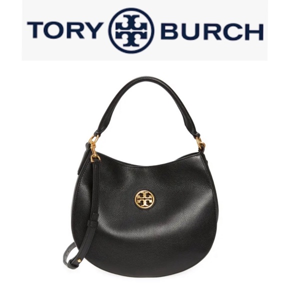 Tory Burch Handbags - TORY BURCH CARSON SMALL LEATHER HOBO BAG